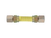 Ldr Industries 5091524SSC 0.75 in. Female Iron Pipe x 0.75 in. Female Iron Pipe x 24 in. Flexible Coated Gas Connector