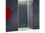 Vigo Industries VG6043STCL6074 Luca 60 in. Frameless Shower Door with Clear Glass and Stainless Steel Hardware