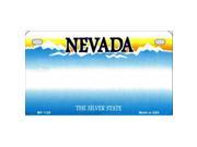 Smart Blonde MP 1129 Nevada State Background Metal Novelty Motorcycle License Plate