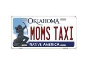Smart Blonde LP 6232 Moms Taxi Oklahoma Novelty Metal License Plate
