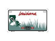 Smart Blonde MP 1111 Louisiana State Background Metal Novelty Motorcycle License Plate