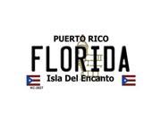 Smart Blonde KC 2837 Florida Puerto Rico Flag Novelty Key Chain