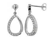 Doma Jewellery DJS01879 Sterling Silver Earring with CZ