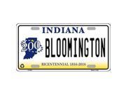 Smart Blonde LP 6381 Bloomington Indiana Novelty Metal License Plate