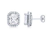Doma Jewellery SSEZ818 Sterling Silver Earrings With CZ 4.0 g.