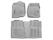 Goodyear 250016 Front Rear and Cargo Bundle Floor Liner Grey 2013 2014 Ford Escape