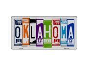 Oklahoma Cut Style License Plate