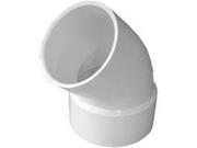 Genova Products 42730 3 In. Pvc Sewer Drain 45 Degree Street Elbow