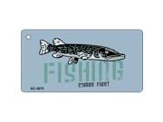 Smart Blonde KC 3875 Fishing Comes First Novelty Key Chain