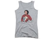 Trevco Mork Mindy Catchphrase Juniors Tank Top Athletic Heather Small