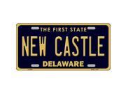 Smart Blonde LP 6708 New Castle Delaware Novelty Metal License Plate