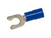 Morris Products 11732 Nylon Insulated Locking Spade Terminals 16 14 Wire No. 10 Stud Pack Of 100