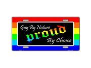 Smart Blonde LP 4712 Gay By Nature Metal Novelty License Plate