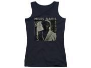 Trevco Concord Music Miles Portrait Juniors Tank Top Black Small