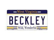 Smart Blonde LP 6541 Beckley West Virginia Novelty Metal License Plate
