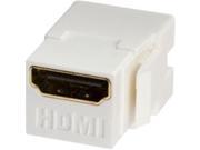 Cmple 1162 N HDMI Keystone Coupler Jack F F White