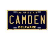 Smart Blonde LP 6707 Camden Delaware Novelty Metal License Plate