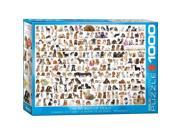 EuroGraphics 6000 0581 World Of Dogs Puzzle 1000 Pieces
