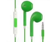 DreamWireless HFIPUGR iPhone Ipod iPad Stereo Hands Free With Mic Green C 3.5Mm