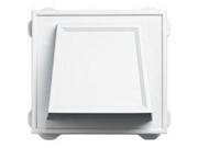 Builders Edge Hooded Vent 6In White 1.40057E 11