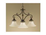 Feiss F2219 3WAL Drawing Room Collection Walnut Chandelier Kitchen