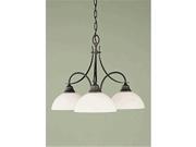 Feiss F1885 3ORB Boulevard Collection Oil Rubbed Bronze Chandelier Kitchen