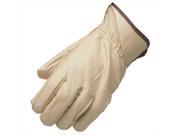 TekSupply DH4063 Pig Grain Leather Driving Glove L