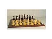 WW Chess 40RLOT DR Rosewood Lotus on Dk Rswd Brd Chess Set Wood