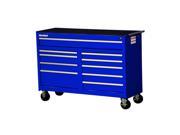 International WRB 5410BU 54 in. 10 Drawer Cabinet Blue