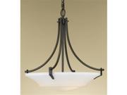 Feiss F2245 3ORB Barrington Collection Oil Rubbed Bronze 3 Light Uplight Chandelier