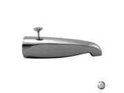 Westbrass D3111 26 8.5 in. Brass Rear Diverter Tub Spout in Polished Chrome