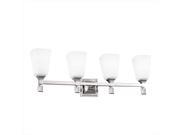 Murray Feiss VS47004 PN 4 Light Sophie Vanity Fixture Polished Nickel