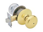 Schlage Lock Plymouth Privacy Brt Brss Chrm F40 PLY 605 X 625