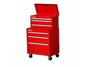 International WRC 2706RD 27 in. 6 Drawer Combination Set Red