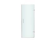 Vigo VG6072CHCL26 26 in. Adjustable Frameless Shower Door with Clear Glass and Chrome Hardware