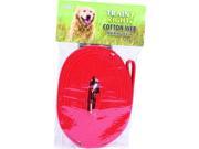 Coastal Pet Products 827912 Train Right Cotton Web Training Leash Red 20 Foot