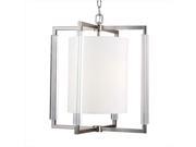 Murray Feiss F2927 3BS 3 Light Fording Chandelier Brushed Steel