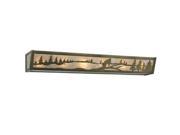 Meyda Tiffany 119189 36 in. W Snowborder Vanity Light