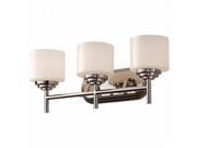 Feiss VS26003 PN Malibu 3 Light Nickel Vanity Light