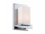 Elk Group International BV1531 10 15 Sleek 1 Light Vanity With White Opal Glass Chrome