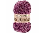 Mary Maxim Y083 306 Natural Alpaca Tweed Yarn Thistle