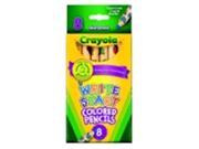Crayola Write Start Hexagonal Non Toxic Colored Pencil Set Extra Thick Tip Set 8