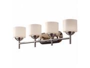 Feiss VS26004 PN Malibu 4 Light Nickel Vanity Light