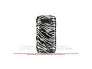 DreamWireless CABB9570SLZ Blackberry Torch 9850 9860 Monza Storm 3 Crystal Case Silver with Black Zebra