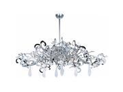 Maxim Lighting 39847PN CRY152 Tempest 60W 9 Light Chandelier with Crystal