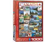 EuroGraphics 6000 0778 Travel Canada Vintage Ads Puzzle 1000 Pieces