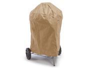 Budge 22 Dia. x 28 Drop in. Chelsea Round Smoker Grill Cover Tan