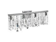 Dainolite 85324W PC 4 Light Crystal Vanity