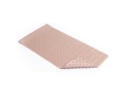 Kittrich BMAT C4V08 04 18 x 36 in. Taupe Wave Rubber Bath Mat