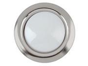 Thomas Betts Carlon DH1201 Round Wired Button Silver Rim